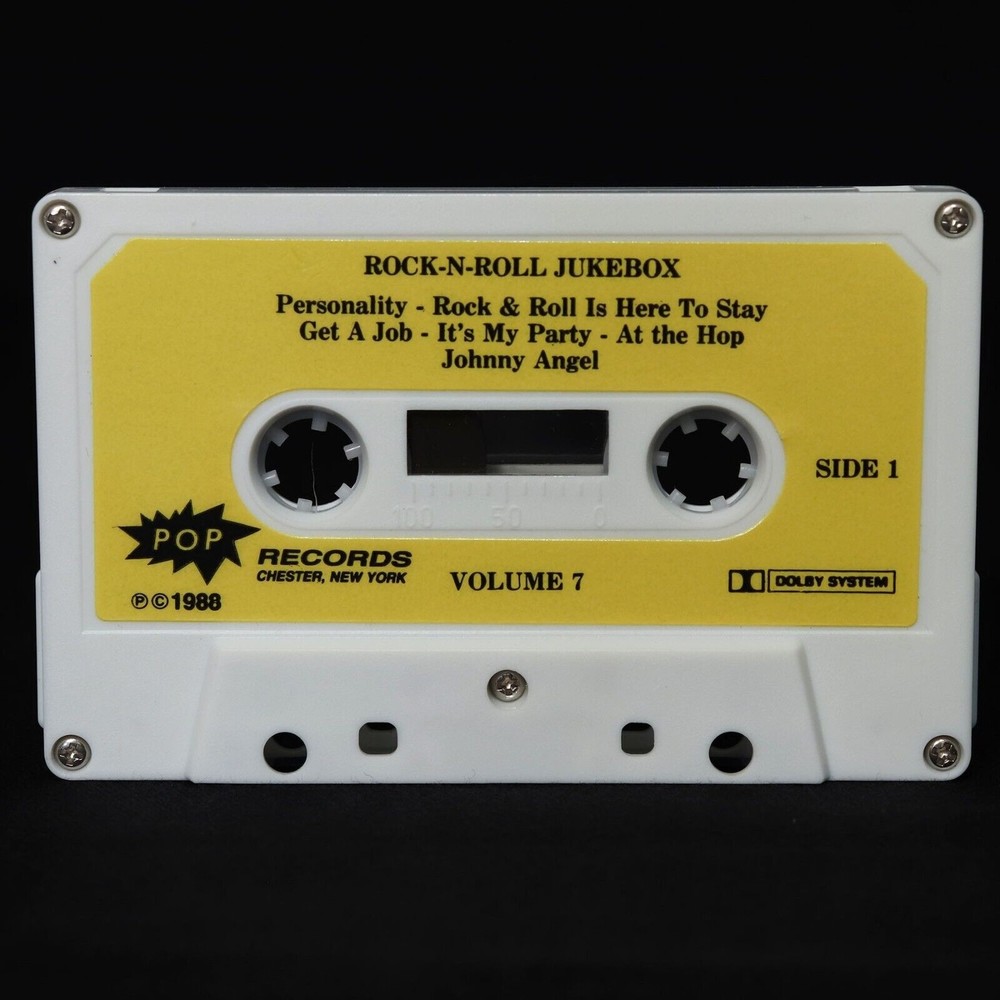 Rock-N-Roll Jukebox Vol. 7 Cassette Tape Only, No Case, 1988, Golden Oldies, Pop